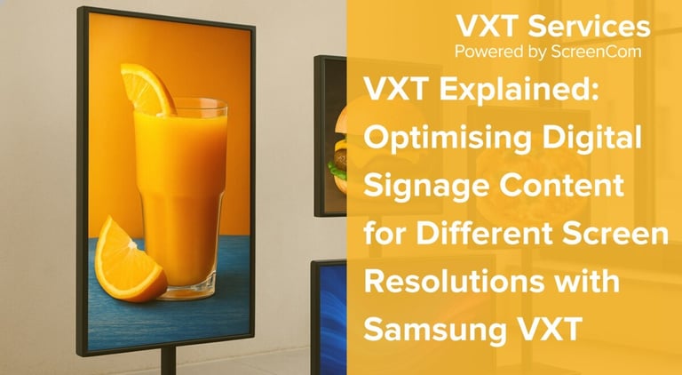 Samsung VXT Guide | Intro to Samsung VXT | VXT Services