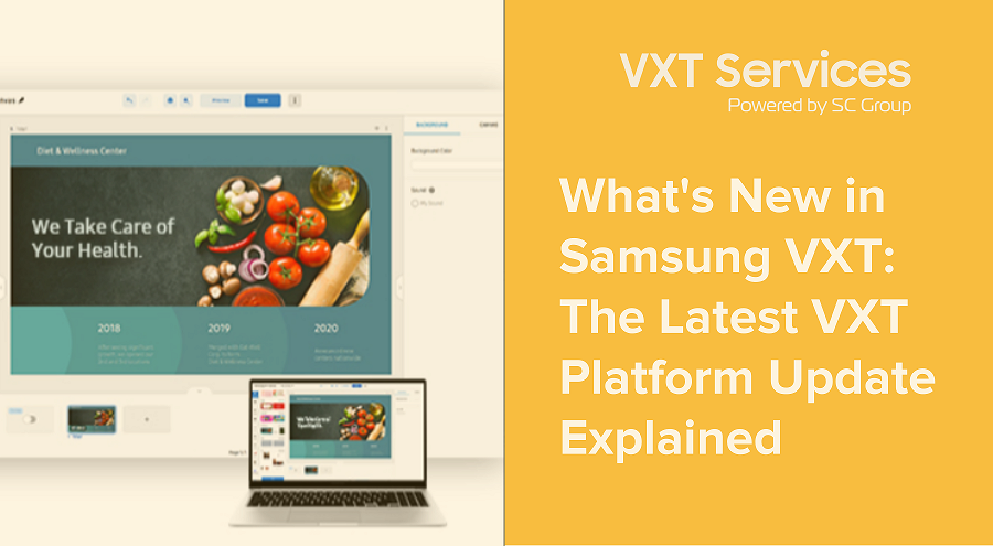 VXT new features